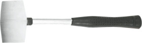 Młotek gumowy 225g 40mm biała guma 02A310