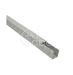 Korytko kablowe pełne perforowane TPD, 37,5x50x2000 mm, szare PVC, B08203