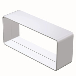 Łącznik kanału płaskiego 90x220 biały KP90-2