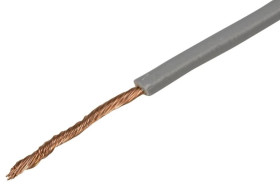 Przewód instalacyjny H07V-K (LgY) 2,5 szary /100m/