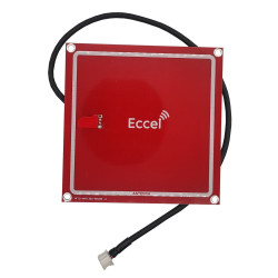 Antena RFID Mux ANT 1356-80x80-300 Przewlekany/przykręcany Kwadrat, Eccel Technology Ltd 1dBi High Frequency RFID