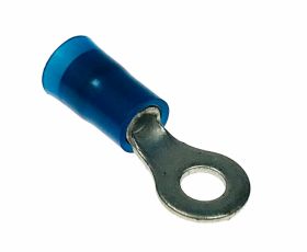 Konektor oczkowy izol. 3.5mm niebieski