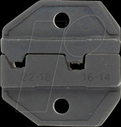 W9060808 Crimping die, 0.5-0.6 mm² for uninsulated and angled blade termi