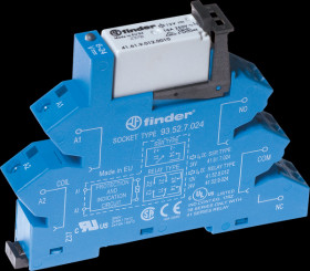 38.11.7.024.0050 Coupling relay, 1 changeover contact, 24 V DC sensitive