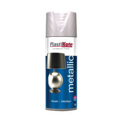 PlastiKote 440.0004402.076 4402 Metallic Spray Brushed Nickel 400ml
