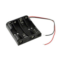 MPD BC4AAAW Battery Tray 4x AAA Cable 51 x 48 x 13 mm Robust Holder