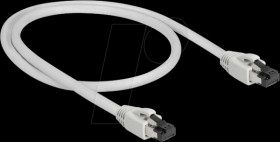 80557 Cat.8.1 patch cable, S/FTP, 0.5m, gray