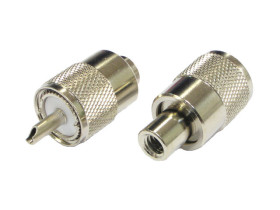 Wtyk CB/UHF nakręcany na przewód RG59