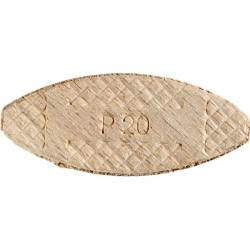 kwb 29120 Wood joint plates beech 12mm pegs 50 pcs 4mm thick