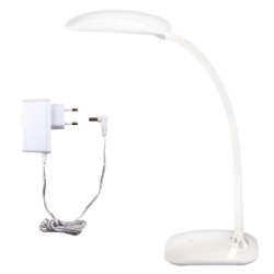 Lampka biurkowa z USB 7W 360lm 4500K MA66-D biała Z7572