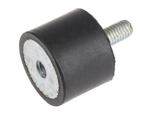 Podstawka antywibracyjna M5 średnica 20mm wysokość całkowita 15mm Cylinder męski-żeński
