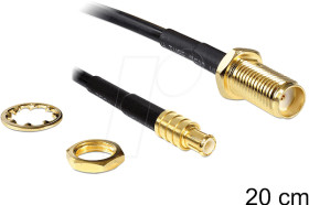 88578 HF antenna cable, SMA socket > MCX plug, 20 cm
