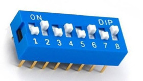 DIPSWITCH 8x BLUE