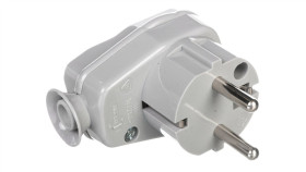 Wtyczka Kątowa Rozbieralna Z Przełącznikiem I Wskaźnikiem Z/U 16A 2P Ip44...