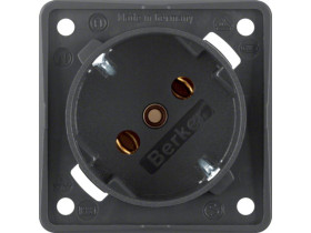 Integro Flow Gniazdo schuko 45° mechanizm antracyt 841852525 HAGER