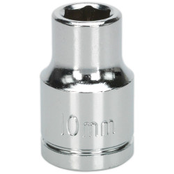 Siegen S0648 Walldrive Socket 10mm 1/2&quot;sq Drive