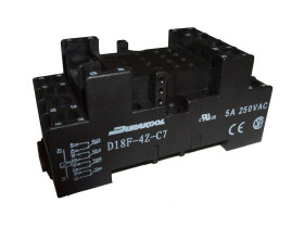 Gniazdo przekaźnika do: Przekaźniki DX4, DXN Durakool D14F