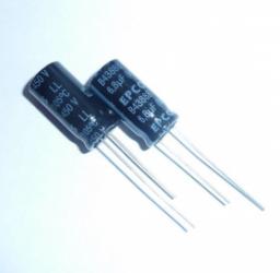 Kondensator elektrolityczny 6.8uF 450V 21x10mm 105'