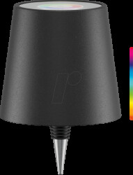 76571 LED bottle light, RGBW, black