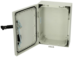 Fibox ARCA 403015S No MP Szafka instalacyjna 300 x 400 x 150 poliwęglan szaro-biały (ral 7035) 1 szt.