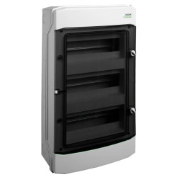 Rozdzielnica modułowa 3x12 natynkowa IP65 drzwi przeźroczyste PHS