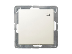 IMPRESJA Wyłącznik zwierny przycisk "dzwonek" ecru ŁP-6Y/m/27 OSPEL