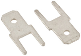 Konektor płaski Męski 4.8 x 0.5mm długość 13.8mm Izolacja: Nieizolowane Cyna na miedzi