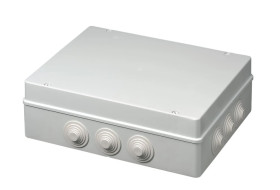 Puszka natynkowa z pokrywą i śrubami seria 400 IP55 380x300x120 EC400C9