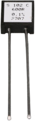 Metal film resistor, 2 kΩ, 0.6 W, ±0.01 %, S 102 C 0,01% 2K0