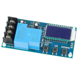 Kontroler ładowania akumulatora z wyświetlaczem LCD i przekaźnikiem do 30A - XY-L30A