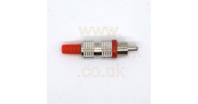 Phono plug red (AR70515) - Pro-signal