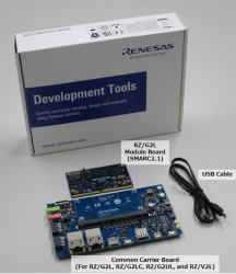 Zestaw testowy ARM Cortex A55, Arm Cortex M33 Renesas Electronics RZ/G2LC EVAL BOARD Microprocessor G2L