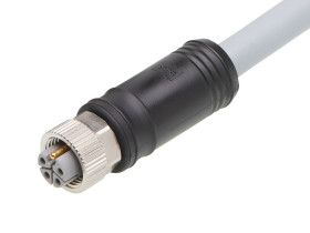 Zestaw przewodów 5-pinowe M12 Montaż na kablu Gniazdo Brad from Molex