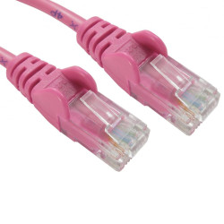 RJ45 Cat5e Ethernet LAN Cable 2m (Pink)