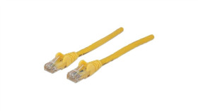 Patch Cord Cat5e Utp 1.0M Żółty 100 Miedź