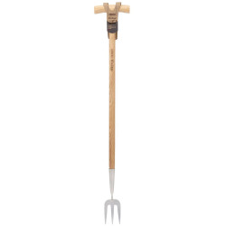 Draper 99031 Heritage Stainless Steel Fork With Ash Long Handle
