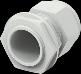 Cable gland, M32, Clamping range 15 to 21 mm, IP68, light gray, 1SNG626091R0000