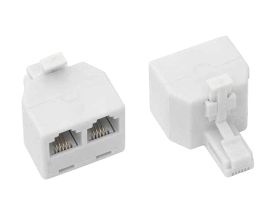 Adapter 4C wtyk - 2 x gniazdo