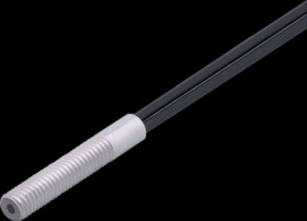 E20633, diffuse reflection sensor, Sensing head thinfrared light, Lens type standard, (28 x 21)...(