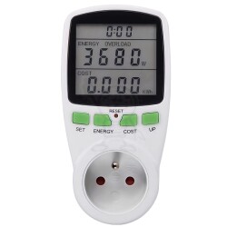 Licznik 2P+Z 230V 16A LCD Kobi 3133 PMM1 biały