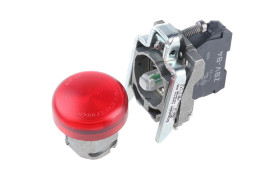 Kontrolka 24V ac/dc Czerwony Schneider Electric średnica wycięcia 22mm Montaż panelowy Śruba