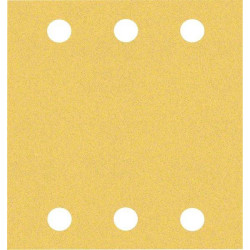 Bosch 2608901657 Orbit Sandpaper 120Grit 107x115mm with Hook and Loop 50 Pack