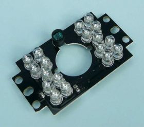 MODUŁ OŚW.IR 18-DIODY 12V 34x60mm 20mb