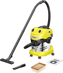 Bezprzewodowy odkurzacz do pracy na sucho i mokro Kärcher Home & Garden WD 4-18 S Dual V-20/22 1.628-625.0 20 l 1 szt.