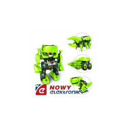 Zestaw solarny - ROBOT 4 w 1 DINOZAUR edukacyjna zabawka do składania