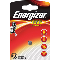 Energizer E300163500 CR1025 Lithium Coin Cell