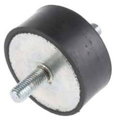 Mocowanie antywstrząsowe, M10, Ø 60mm, materiał: Guma naturalna 70Shore A, RS PRO