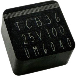 TRU COMPONENTS TC-11023948 Electrolytic capacitor SMD 0603 100&#xB5;F 25V 20