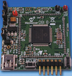 Microchip PIC18F87J50 FS USB PIM Demo Board Mikrokontroler MA180021