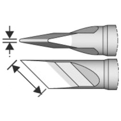 JBC C210018 C210 Soldering Tip Blade-Shaped 0.3mm 1piece Ideal for SMD Work